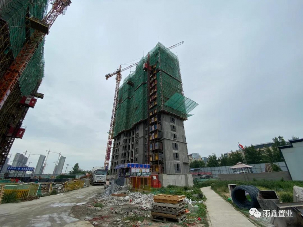 金乡雨鑫.凯旋门公馆 喜传捷报,15#楼封顶大吉